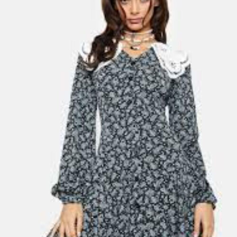 Daisy-street Women's Blue Dress